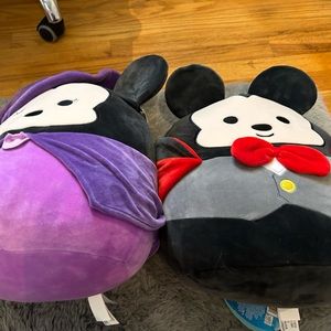 2 disney mickey and minnie halloween squishmellows